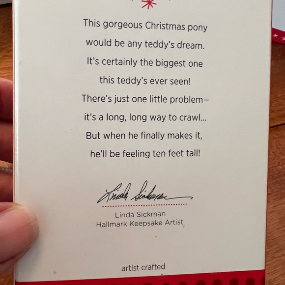 NIB Hallmark 2013 A Pony for Christmas keepsake ornament. 16th in the series. - Picture 4 of 11